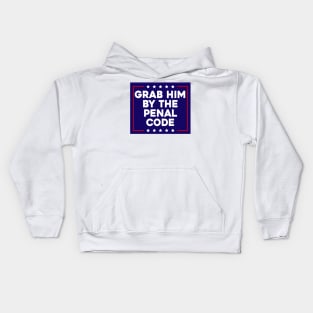 Grab Him By The Penal Code Kids Hoodie